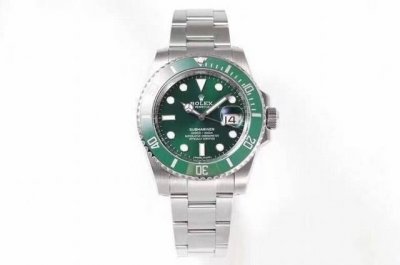 Four Exclusive Advantages] Rolex Green Submariner 1. Thickness 12.65mm, matching