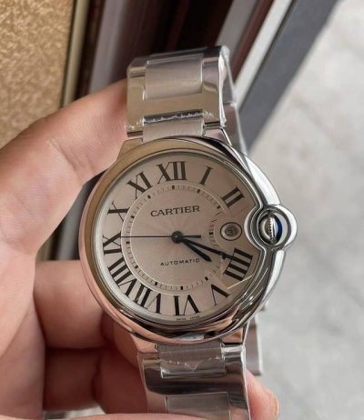 Cartier's most iconic watch, the Blue Balloon, has a highly recognizable round Cartier's most iconic watch, the Blue Balloon, has a highly recognizable round