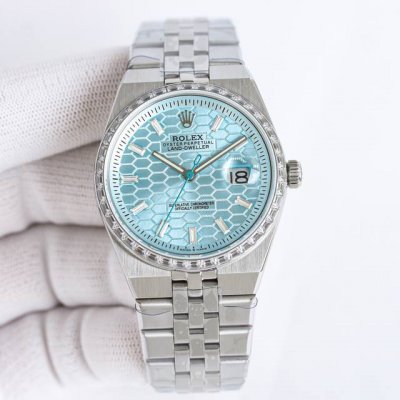 White Gold Rolex PQ1 Land-Dweller, V2 Racing Edition, 40mm, housing a 9015-modif
