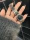 Bulgari Black Silver Aura Queen Bulgari's black and silver classic watch with fu
