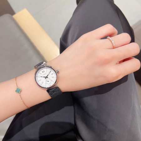 Lv Louis Vuitton 2-pin and a half women's super hot model sapphire mirror, stain - Click Image to Close