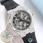 Leather Steel 3510 9F Factory New Vacheron Constantin Vc Overseas 47450 Upgraded