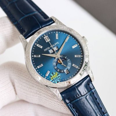 Uniform Price Twnew Version Of Carved Case Patek Philippe Complex Function Chron