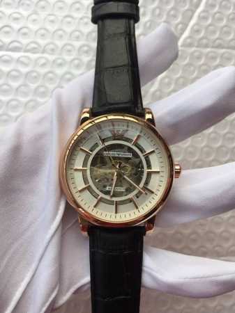 Armani Armani Classic Retro Hollow Design With Three-Hand Noble Atmosphere ~ Gen - Click Image to Close