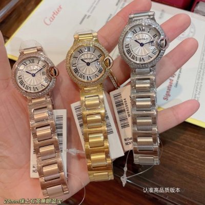Real photos of Cartier Blue Balloon 28mm arrived from Taiwan factory! Boutique c
