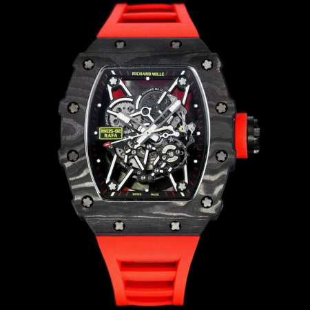 Richard Mille RM35-02 Carbon Fiber Series. Each case is handcrafted with a uniqu - Click Image to Close