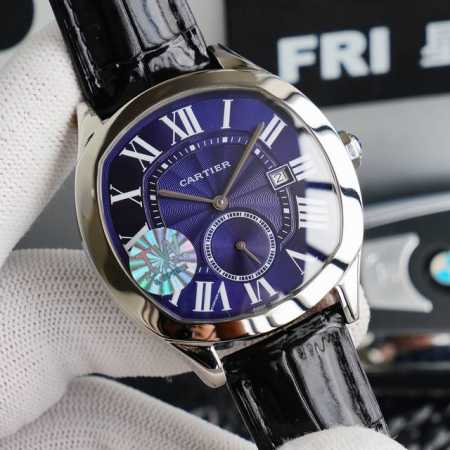 Tw Cartier Drive De Cartier series watch. With elegant and solemn pillow-shaped - Click Image to Close