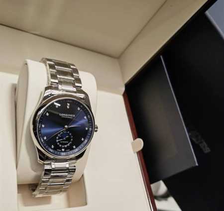 Promise me! You must own this Longines Master Collection four-hand moon phase wa - Click Image to Close