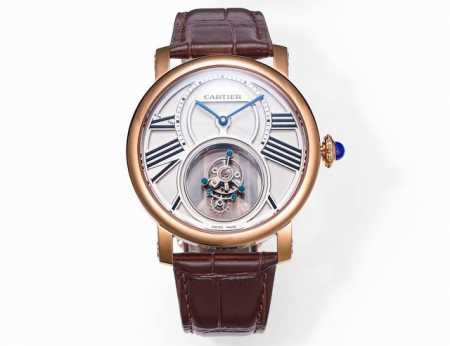 V2 version of Cartier Ap10 1. The tourbillon is electroplated white, matching th - Click Image to Close