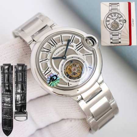 Uf+ The latest version of the 2025 Cartier 42 Tourbillon Blue Balloon men's watc - Click Image to Close