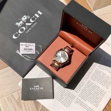 Coach Greyson quartz ladies' watch, blending exquisite design with high practica - Click Image to Close