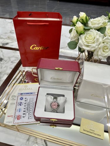 Same Packaging As The Image Cartier Pink Balloon With External Diamonds And Stee