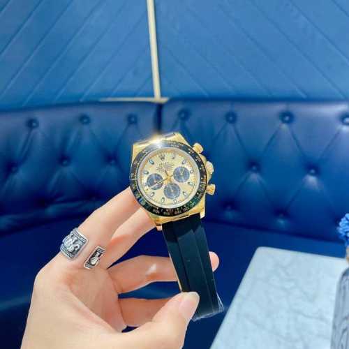 Celebrity-endorsed Rolex Daytona, all-gold green dial, automatic mechanical mov