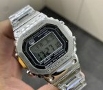 Casio Casio's special edition colored square steel band watch, Gmw-B5000D-1Jf, f