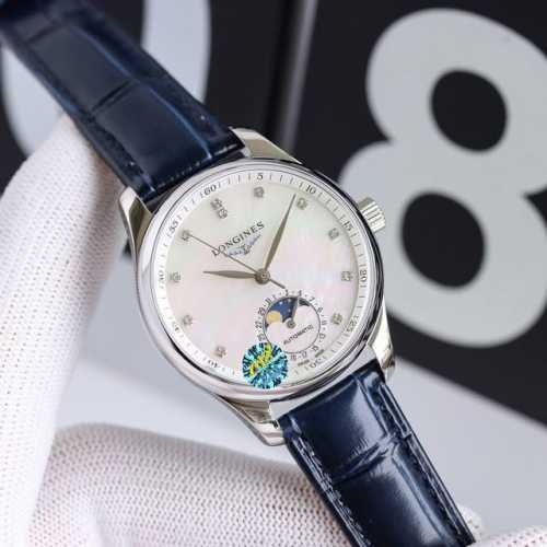 White case, diamond case, steel bracelet 50, moon phase 450 H8 A must-have for