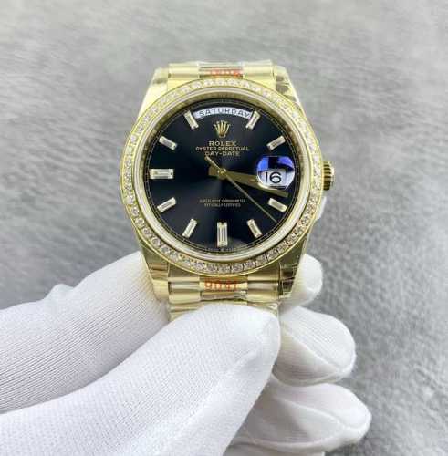 Rolex Day-Date Series M228239-0005 Watch, Black Candy! V6 version equipped with