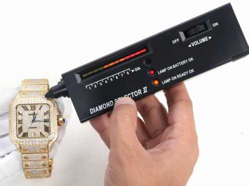 F4 Genuine Moissanite! Cartier Santos Series "Starry Night" Series Ultimate Luxu