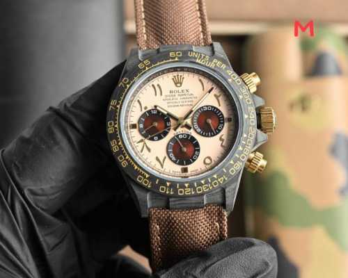 Rolex Cosmograph Daytona Series Carbon Fiber Custom Edition. The Watch Is Lightw