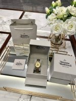 Picture Packaging Spicy Girl Style, Exquisite Small Gold Vivienne Westwood Watch