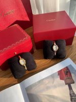 This watch-as-bracelet is both small and unique, strikingly eye-catching. It exu