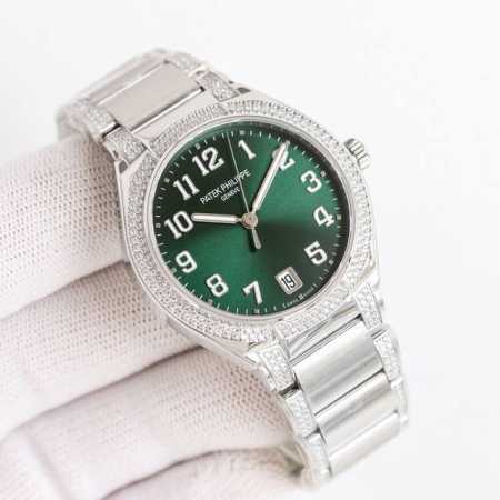 White Diamond, Gold Diamond, Gr Pp, Patek Philippe Twenty~4 Series 7300 Makes A - Click Image to Close
