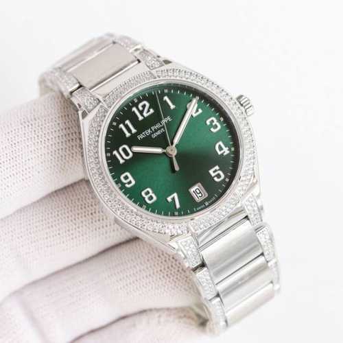 White Diamond, Gold Diamond, Gr Pp, Patek Philippe Twenty~4 Series 7300 Makes A