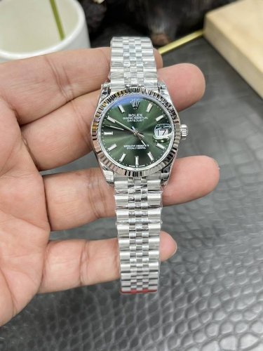 Gs Rolex Datejust Series 31Mm Green Face Equipped With Hangzhou Cal. Fully Autom