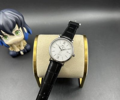 Iwc Portofino automatic men's watch Iw356501, red 60mm, 40mm size, white dial wi