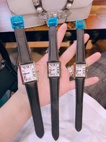 Cartier Tank Series! Available In Three Sizes With Genuine Leather Straps And Or