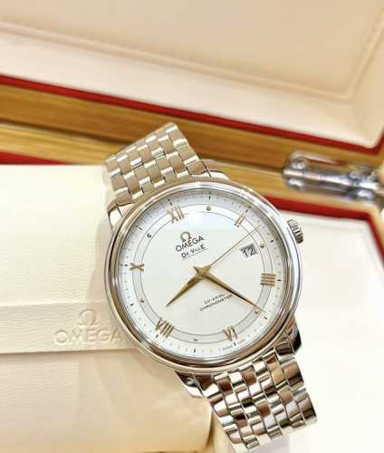 Omega De Ville Series Elegant Automatic Mechanical Movement Rail Dial Swiss Obse