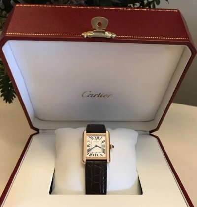 Cartier Tank Women's Watch! Super Beautiful! I bought this little Tank last year