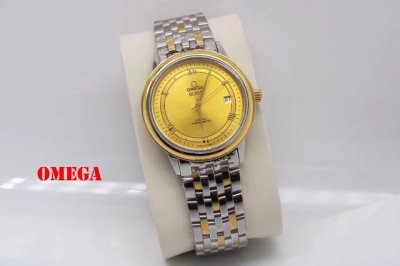 White Leather Steel Band 20 Gold 20 Brand: Omega Series: Classic De Ville Series