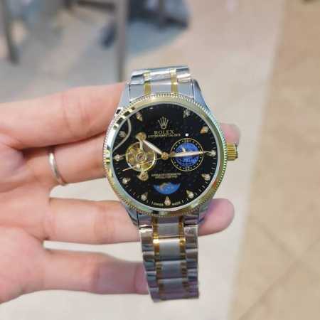 Stainless steel bracelet with butterfly clasp, Rolex 9-year-old automatic mechan - Click Image to Close