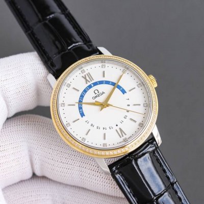 Gold and white at the same price Brand: Omega Series: De Ville watch series Mat