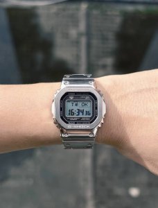 Casio Color Square Steel Strap Special Edition Gmw-B5000D-1Jf B5000 35th Anniver