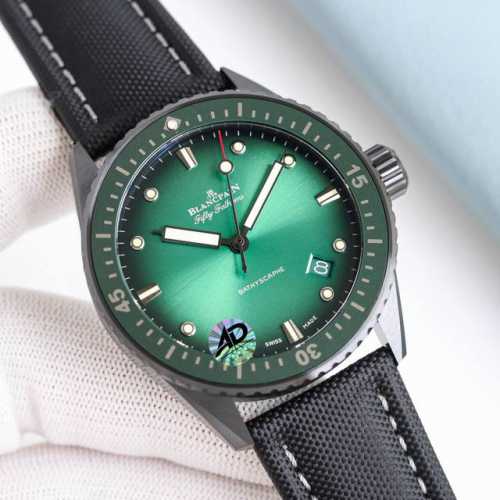 gf- Blancpain Fifty Fathoms Men's Watch With A Full Ceramic Body. High-Tech S