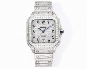 Sj produces F4 genuine moissanite! Cartier Df1 Santos series starry sky series i