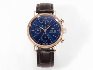 IWC Portofino Chronograph watch, 42mm x 13.5mm. Perfectly synchronized with the IWC Portofino Chronograph watch, 42mm x 13.5mm. Perfectly synchronized with the