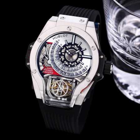 The white gold Hublot "Warcraft" MP-09, with its unique exterior and exquisite w - Click Image to Close