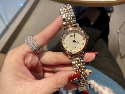 Longines Two-Handed Semi-Precision Ladies' Watch Now Available! Solid Steel Brac