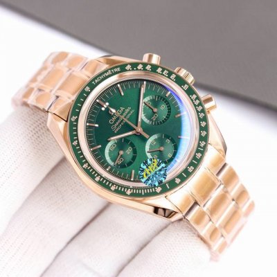tape, steel strap The new Omega Speedmaster series welcomes the most beautiful
