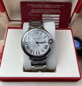 Cartier Blue Balloon series popular mechanical automatic men's watch, 42.1mm ove