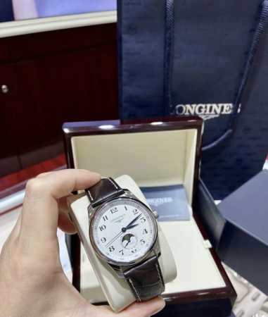 Longines Master Men's True Moon Phase Moon Phase Changes with Time L2.919.4.78.6 - Click Image to Close