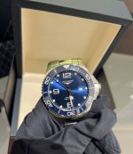 Longines Conquest Ceramic Bezel Dive Watch Classic sunburst dial with applied ho