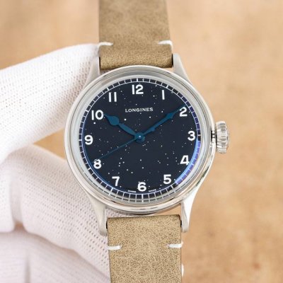 Mma Factory's new Longines "Freckles" watch case features a 38.5mm stainless ste