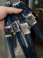 Jaeger-Lecoultre Classic Flip Series High-End Women's Watch, Stainless Steel Cas