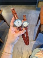 White-gold steel band +20, Omega's latest model - Omega boutique couple's watch