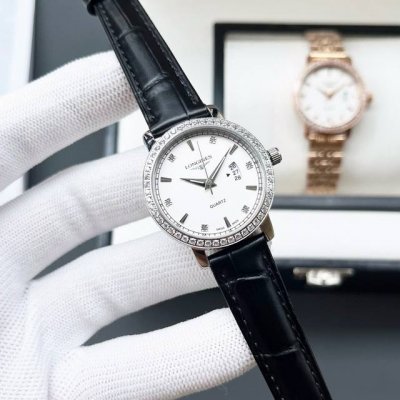 Gold + 20Mm Steel Bracelet + 20Mm Ceramic 40Mm Latest Longines Women's Watch, Or