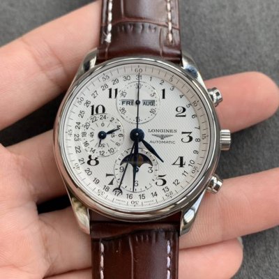Mthe Pinnacle Of The Longines Master Series, Eight-Hand Moon Phase 40Mm, Took A