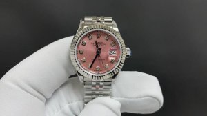 Today's Recommendation: Rolex Datejust, white case, pink 28mm, top-of-the-line J